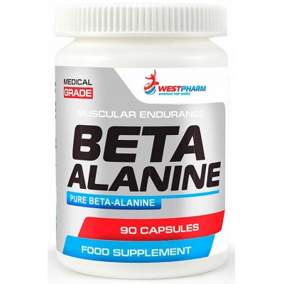 Бета-аланин WestPharm Beta Alanine 500 мг 90 капсул
