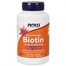 Витамины NOW Foods Biotin 10 мг 120 капсул