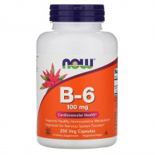 Витамины NOW B-6 100 mg 250 таблеток