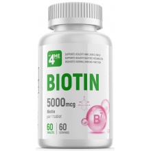 Витамины 4Me Nutrition Biotin 5000 мкг 60 таблеток