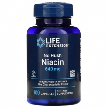 Витамины Life Extension No Flush Niacin 640 мг 100 капсул