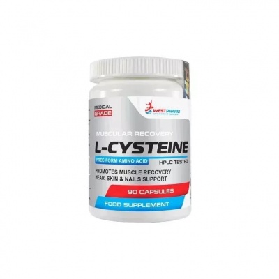 Аминокислота WestPharm L-Cysteine 500 мг 90 капсул