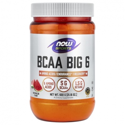БЦАА NOW BCAA BIG 6 POWDER 600 гр